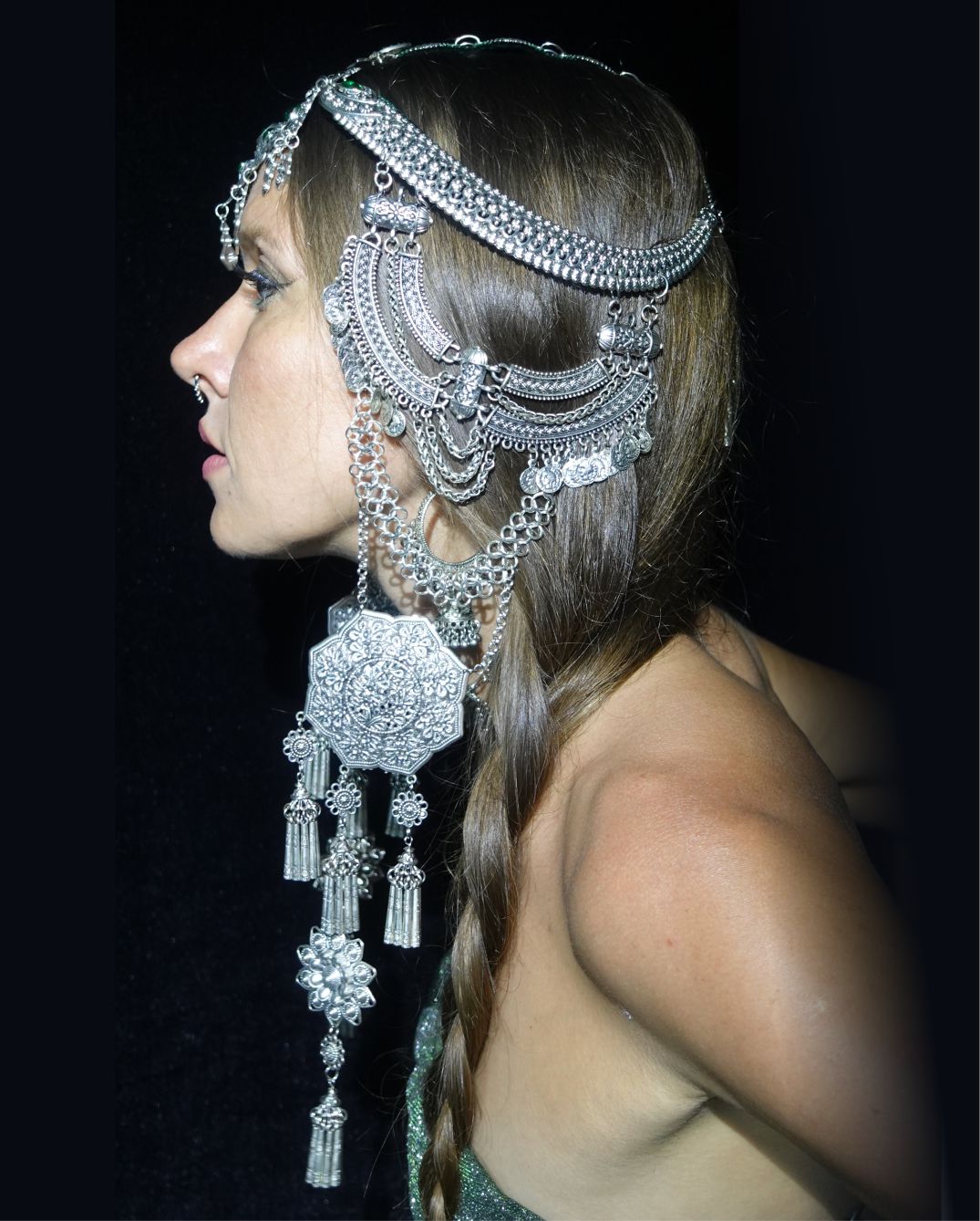 Silver forest - Ethnic style headpiece - Image 2