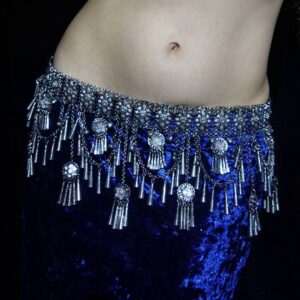 Silver Fairy - openwork metal belt