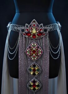 buy designer hip belt fo tribal fusion bellydance costume